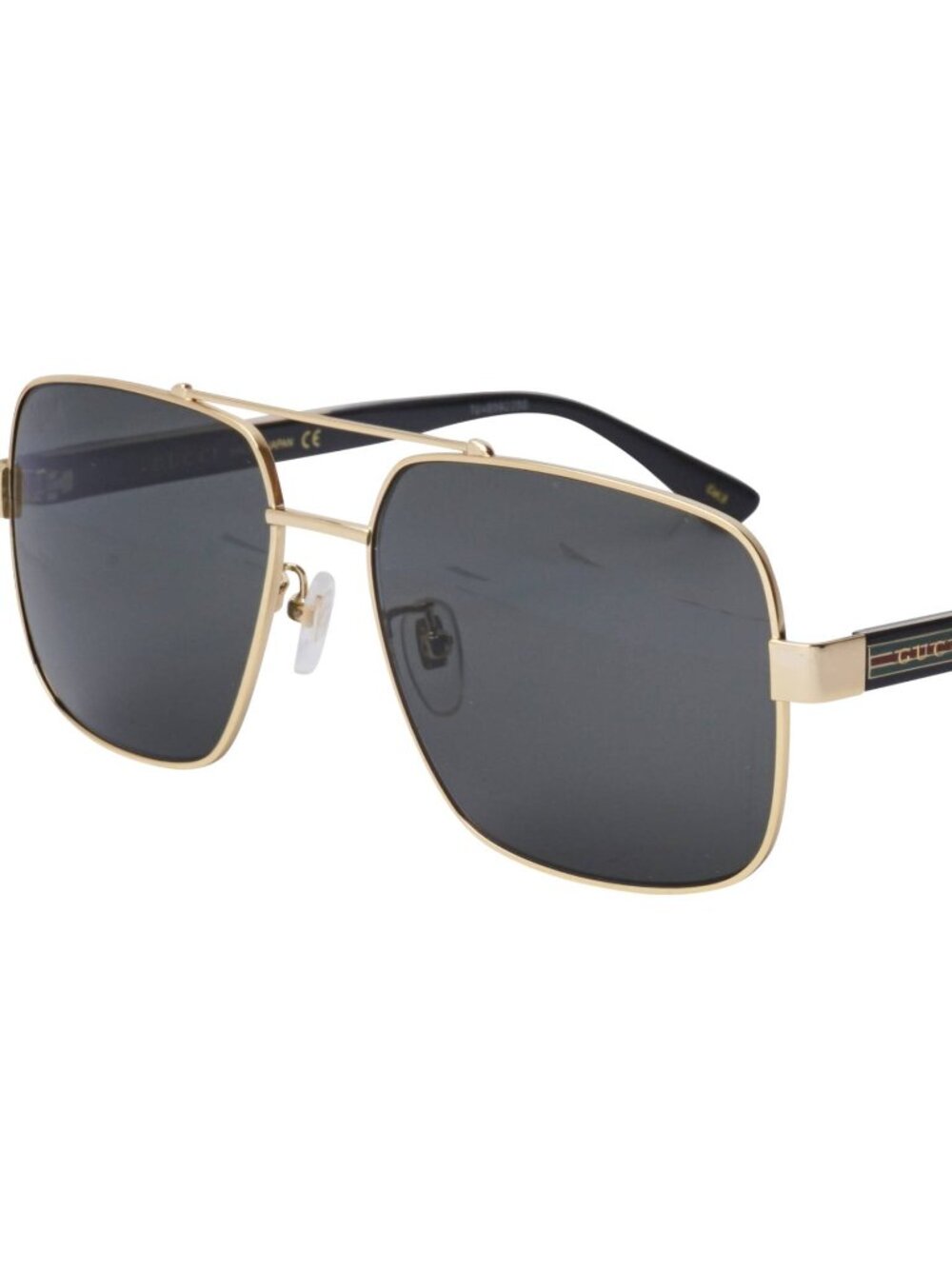 NEW GUCCI GG0529S 001 GOLD/BLACK GREY MEN'S AVIATOR AUTHENTIC SUNGLASSES - Picture 2 of 6